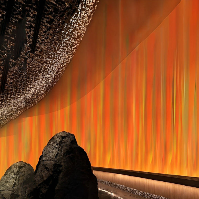 Water Waves Wall Washer Light, Dynamic LED Projection, Ambient Lighting for Patio/Garden/Home