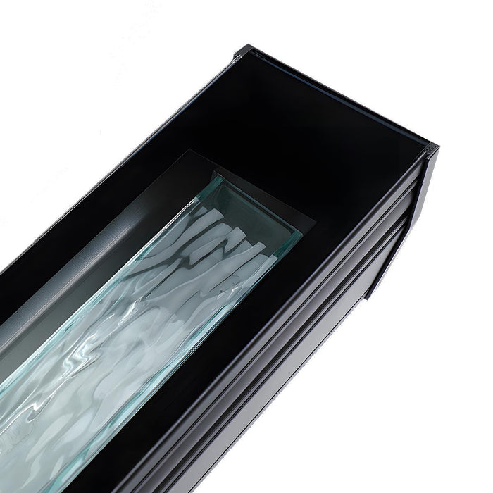 3D Dynamic Wave LED Strip - Outdoor Wall Washer Light, Waterproof / RGB Color Changing, 42.91 inch - Aluminum Glass Fixture