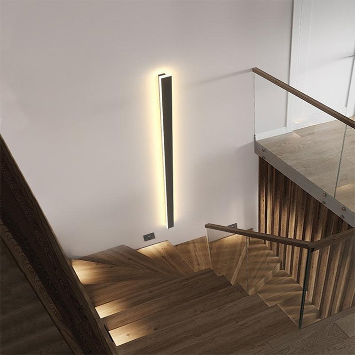 Black Friday Clearance Black Long Strip Outdoor Wall Lights Outdoor LED Lighting