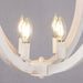 4- Light White Farmhouse Wood Globe-Shaped Ceiling Fan with Remote-ErisView