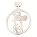 4- Light White Farmhouse Wood Globe-Shaped Ceiling Fan with Remote-ErisView