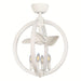 4- Light White Farmhouse Wood Globe-Shaped Ceiling Fan with Remote-ErisView