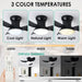 40 in. Bedroom Ceiling Fans with Lights, White Modern Ceiling Fan with Remote and APP Control, Low Ceiling Fan for Bedroom Living Room Dining Room-23-ErisView