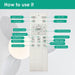 40 in. Bedroom Ceiling Fans with Lights, White Modern Ceiling Fan with Remote and APP Control, Low Ceiling Fan for Bedroom Living Room Dining Room-36-ErisView
