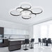 41 in. Flush Mount LED Ceiling Fan with Lights and Remote Control for Living Room-2-ErisView