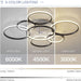 41 in. Flush Mount LED Ceiling Fan with Lights and Remote Control for Living Room-3-ErisView
