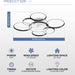 41 in. Flush Mount LED Ceiling Fan with Lights and Remote Control for Living Room-4-ErisView