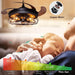 42 in. Black Retractable Blade Ceiling Fan with Lights and Remote, Rustic Industrial Farmhouse Ceiling Fan for Patio, Kitchen, Bedroom, Living Room-5-ErisView