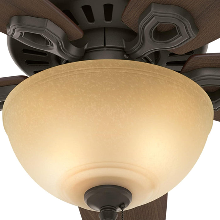 42 in. Bronze Ceiling Fan with LED Light Kit and Pull Chain, Ceiling Hugger Ceiling Fan with Light-4-ErisView