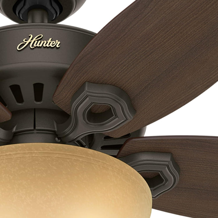 42 in. Bronze Ceiling Fan with LED Light Kit and Pull Chain, Ceiling Hugger Ceiling Fan with Light-5-ErisView