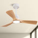 42 in. Brown Outdoor Ceiling Fan with Light and Remote, Reversible Modern Ceiling Fan for Patio Porch Gazebo, Indoor Ceiling Fan for Bedroom Kids room-12-ErisView