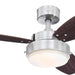 42 in. Brushed Nickel Ceiling Fan, Home Ceiling Fan, Best Flush Mount Ceiling Fans-17-ErisView