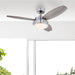 42 in. Brushed Nickel Ceiling Fan, Home Ceiling Fan, Best Flush Mount Ceiling Fans-19-ErisView
