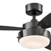 42 in. Brushed Nickel Ceiling Fan, Home Ceiling Fan, Best Flush Mount Ceiling Fans-24-ErisView