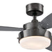 42 in. Brushed Nickel Ceiling Fan, Home Ceiling Fan, Best Flush Mount Ceiling Fans-27-ErisView
