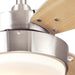 42 in. Brushed Nickel Ceiling Fan, Home Ceiling Fan, Best Flush Mount Ceiling Fans-2-ErisView