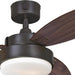 42 in. Brushed Nickel Ceiling Fan, Home Ceiling Fan, Best Flush Mount Ceiling Fans-31-ErisView