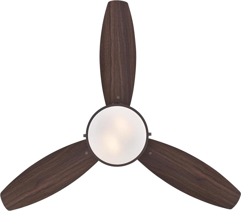 42 in. Brushed Nickel Ceiling Fan, Home Ceiling Fan, Best Flush Mount Ceiling Fans-34-ErisView