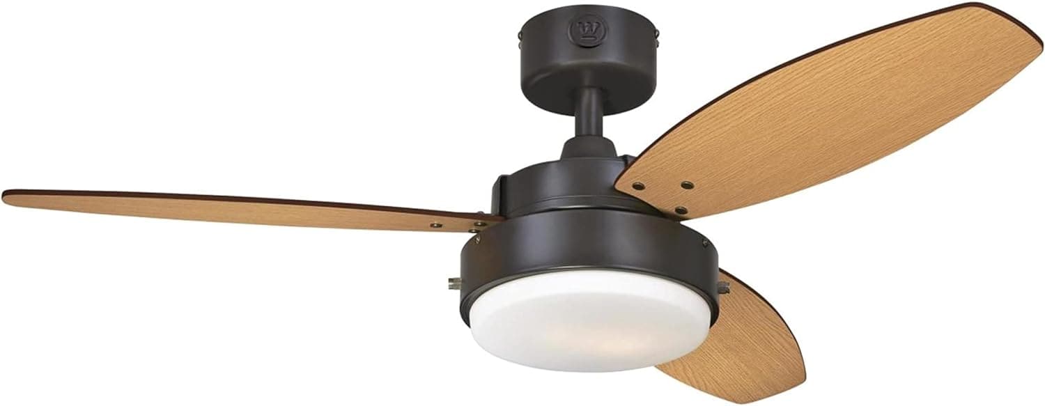 42 in. Brushed Nickel Ceiling Fan, Home Ceiling Fan, Best Flush Mount Ceiling Fans-35-ErisView