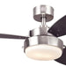 42 in. Brushed Nickel Ceiling Fan, Home Ceiling Fan, Best Flush Mount Ceiling Fans-4-ErisView