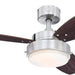 42 in. Brushed Nickel Ceiling Fan, Home Ceiling Fan, Best Flush Mount Ceiling Fans-8-ErisView