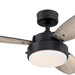 42 in. Brushed Nickel Ceiling Fan, Home Ceiling Fan, Best Flush Mount Ceiling Fans-9-ErisView