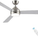 42 in. Brushed Nickel Ceiling Fan with Lights and Remote, Dimmable Reversible Quiet Ceiling Fans, Modern Bedroom Ceiling Fans, Living Room Fan-10-ErisView