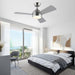 42 in. Brushed Nickel Ceiling Fan with Lights and Remote, Dimmable Reversible Quiet Ceiling Fans, Modern Bedroom Ceiling Fans, Living Room Fan-3-ErisView