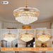 42 in. Ceiling Fan LED Light and Remote, Rose Gold Crystal Chandelier Fan, Pretty Ceiling Fans, Ceiling Fan for Bedroom Living Room Dining Room-6-ErisView