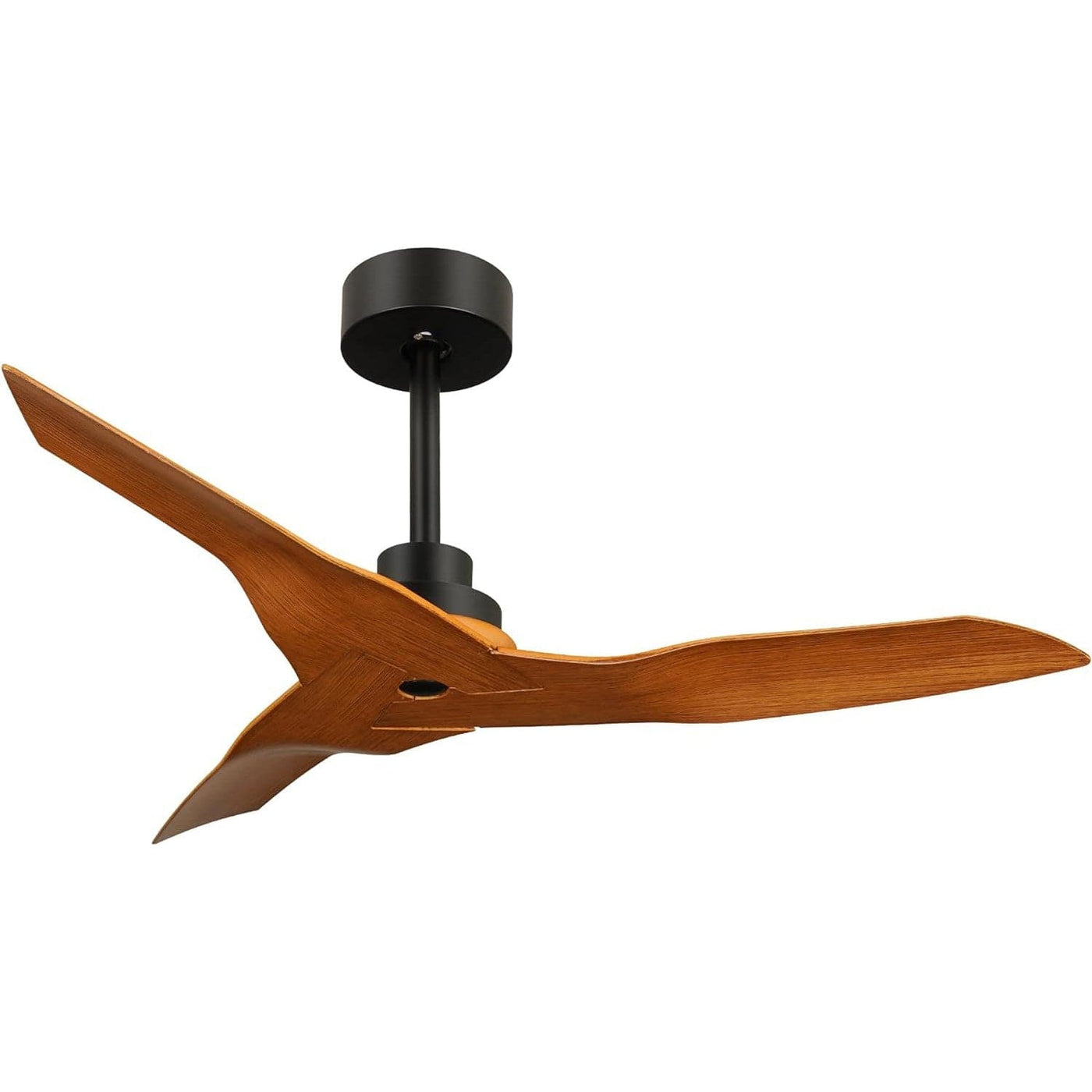 42 in. Ceiling Fan NO Light, 3 Blade Walnut Modern Ceiling Fan with Re ...