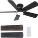 42 in. Ceiling Fan with Bright Light and Remote, Low Profile Flush Mount Modern Ceiling Fan for Bedroom Kitchen Kids Room, Reversible Quiet Ceiling Fans-1-ErisView