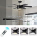 42 in. Ceiling Fan with Light and Remote APP Control, Reversible Outdoor Wood Ceiling Fan, Best Outdoor Ceiling Fan with Light, Black Outdoor Ceiling Fan-3-ErisView