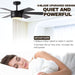 42 in. Ceiling Fan with Light and Remote APP Control, Reversible Outdoor Wood Ceiling Fan, Best Outdoor Ceiling Fan with Light, Black Outdoor Ceiling Fan-6-ErisView