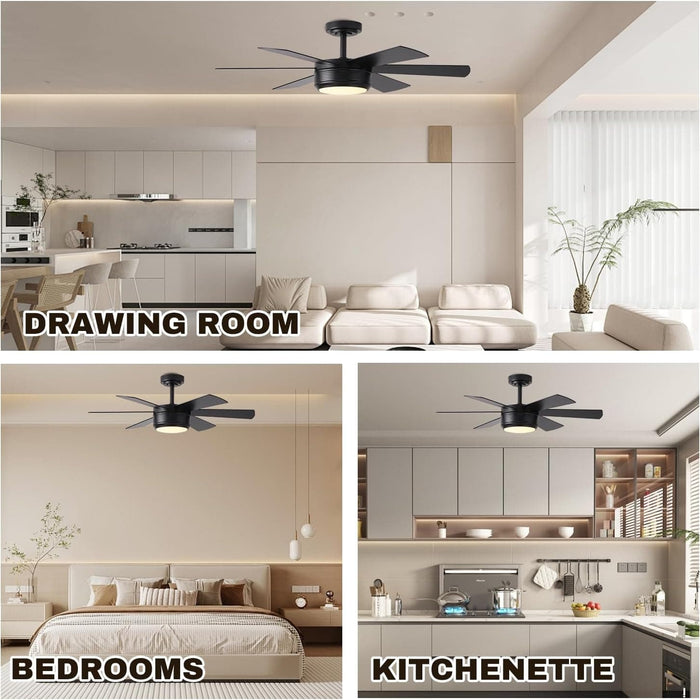 42 in. Ceiling Fan with Light and Remote APP Control, Reversible Outdoor Wood Ceiling Fan, Best Outdoor Ceiling Fan with Light, Black Outdoor Ceiling Fan-7-ErisView