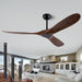 42 in. Ceiling Fan with Light and Remote, Farmhouse Reversible Quiet Ceiling Fans for Living Room Bedroom, Black Outdoor Ceiling Fan-15-ErisView