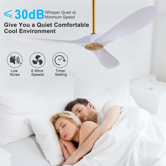 42 in. Ceiling Fan with Light and Remote, Farmhouse Reversible Quiet Ceiling Fans for Living Room Bedroom, Black Outdoor Ceiling Fan-37-ErisView