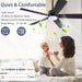 42 in. Ceiling Fan with Light and Remote, Farmhouse Reversible Quiet Ceiling Fans for Living Room Bedroom, Black Outdoor Ceiling Fan-3-ErisView