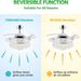 42 in. Chrome Chandelier Crystal Ceiling Fan with Light Remote, Dimmable Chandelier Fan Light for Indoor Living Room BedRoom-6-ErisView