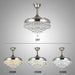 42 in. Crystal Ceiling Fan Chandelier with Light and Remote, Retractable Blade Ceiling Fan Light Fixture for Living Room Bedroom, Decorative Ceiling Fans-6-ErisView