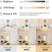 42 in. Crystal Ceiling Fan with Light and Remote, Modern Reversible Retractable 3 Blade Ceiling Fan Chandelier for Living Room Bedroom Dining Room-20-ErisView