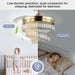 42 in. Dimmable Crystal Ceiling Fan Chandeliers with Lights with APP and Remote Control, Gold Fandelier Ceiling Fan-4-ErisView