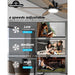 42 in. Farmhouse Ceiling Fan with Light, Small Modern Black Ceiling Fan with Light and Remote for Bedroom Living Room-5-ErisView