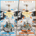 42 in. Gold Crystal Ceiling Fan with Lights, Modern Rings Crystal Chandeliers Ceiling Fan with Remote, Dimmable Invisible Fandelier Ceiling Fan-13-ErisView