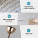 42 in. Gold Dimmable LED Invisible Fandelier with Light, Modern LED Crystal Ceiling Fan-7-ErisView