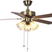 42 in. Indoor Ceiling Fan with Light Pull Chain, Traditional Antique Ceiling Fan, Ceiling Fan for Sloped Ceiling-1-ErisView