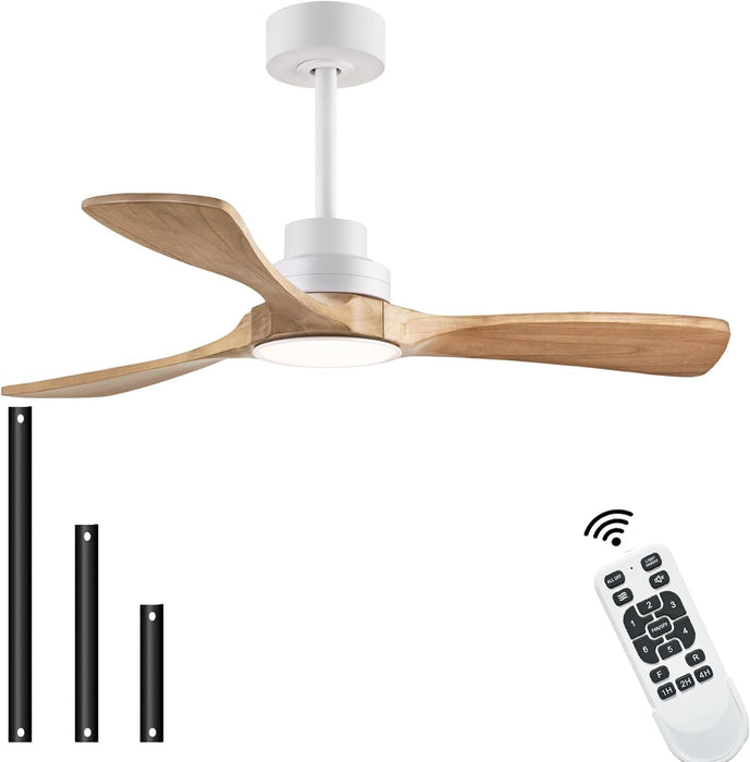 42 in. Indoor Wood Ceiling Fan with Light and Remote for Living Room Office, Farmhouse Black Outdoor Ceiling Fan, Outdoor Patio Fans-19-ErisView