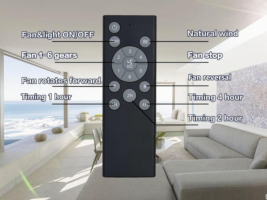 42 in. Industrial Retractable Ceiling Fan with Lights and Remote, Fandelier for Bedroom, Black Farmhouse Caged Ceiling Fan for Living Room Restaurant -8-ErisView