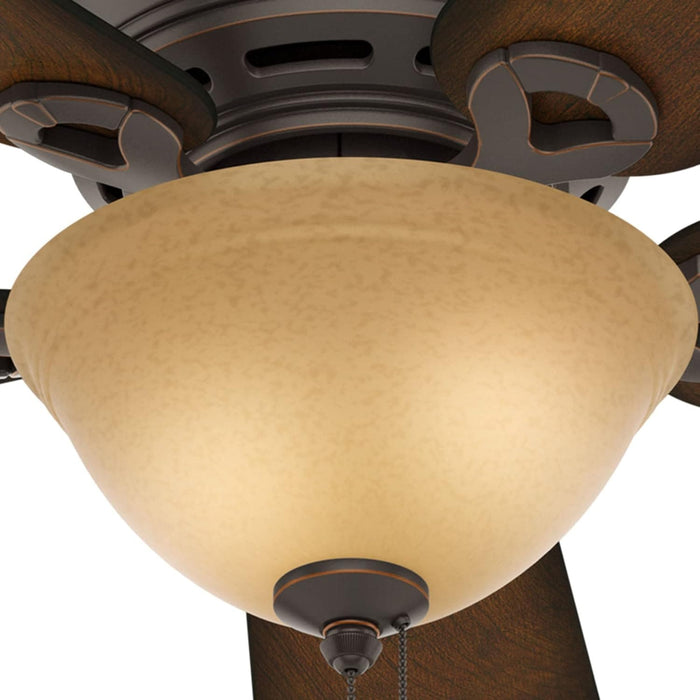 42 in. Low Profile Ceiling Fan with LED Light Kit and Pull Chain, Hugger Ceiling Fan with Light-6-ErisView