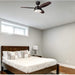42 in. Modern Ceiling Fan with Light and Remote, Reversible Ceiling Fan for Living Room Bedroom Basement Kitchen, Oil Rubbed Bronze Ceiling Fan-9-ErisView