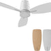 42 in. Modern Ceiling Fan with Lights and Remote, Reversible Quiet Low Profile Ceiling Fan for Bedroom Living Room Dining Room, Office Ceiling Fan-1-ErisView